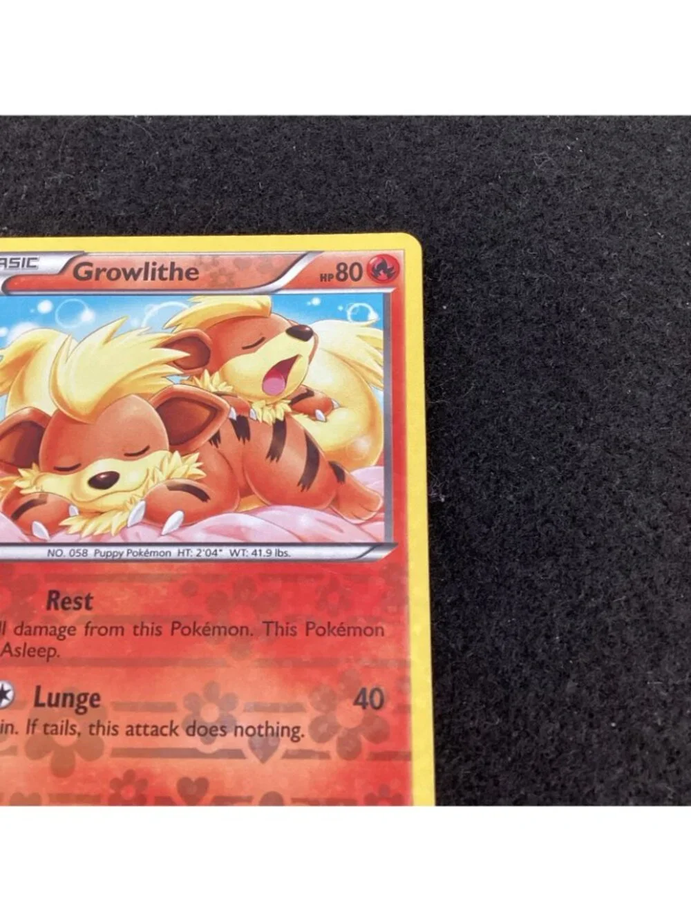 Growlithe RC4/RC25 Legendary Treasures: Radiant Collection Pokemon TCG Holo Rare
